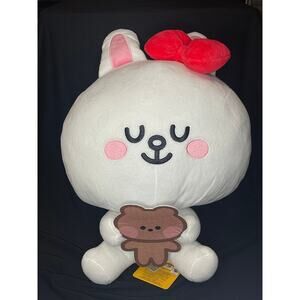 Aliquantum BT21 Cooky Plush Stuffed Toy Doll White Bunny Character 17" NWT